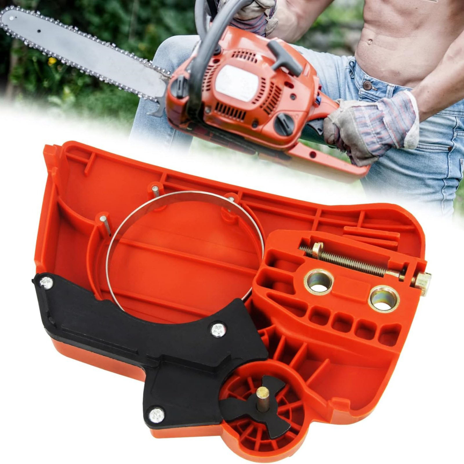 Husqvarna Chainsaw 120 Mark Ii - 525628901 Chainsaw Clutch Chain Brake Cover