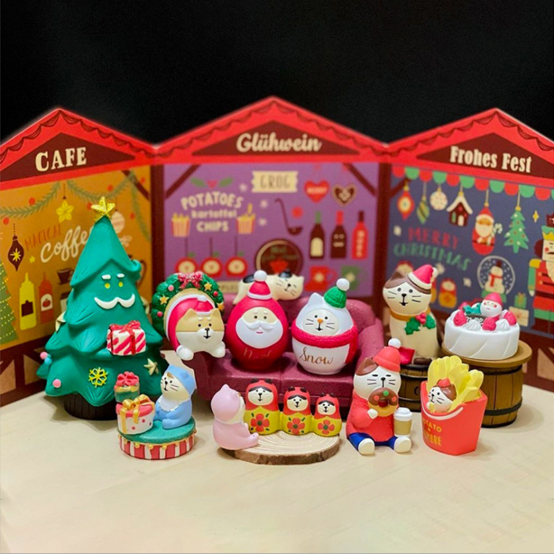Bonsai Garden Japan - Scene Decoration Christmas Series Bookshelf Decorationt