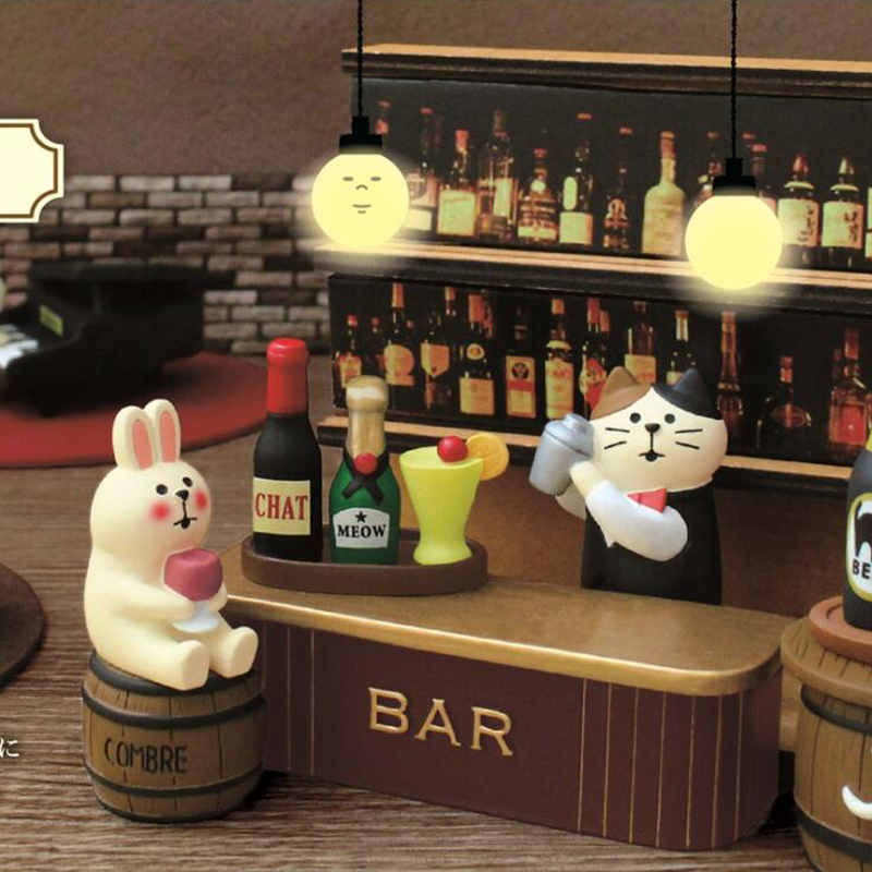 Bonsai Garden Japan - Scene Decoration Bar Series Bookshelf Decorationt