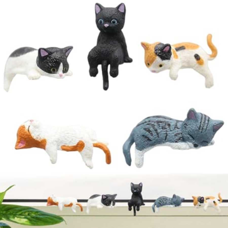 Bonsai Garden Japan - Miniature Cute Cat Figurines, Mini Pet