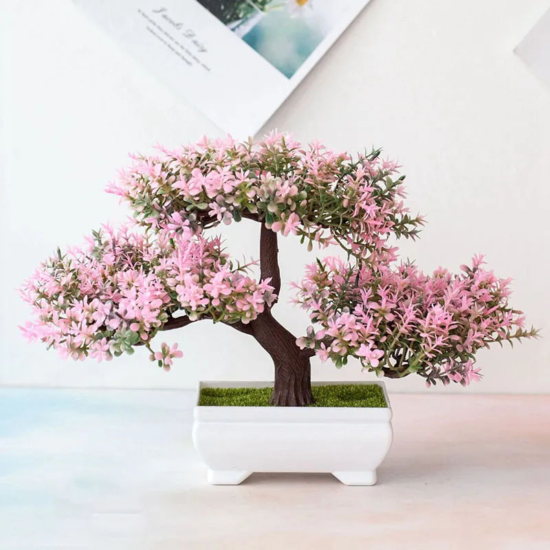Bonsai Garden Ideas - Artificial Plants Bonsai Fake Plant Flowers