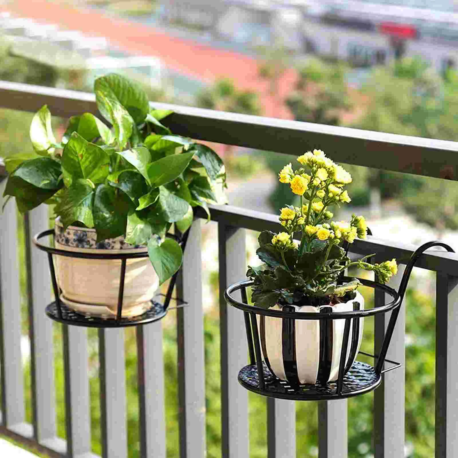 2 Pcs Iron Flower Pot Stand Wa - Bonsai Garden China 评论和价格
