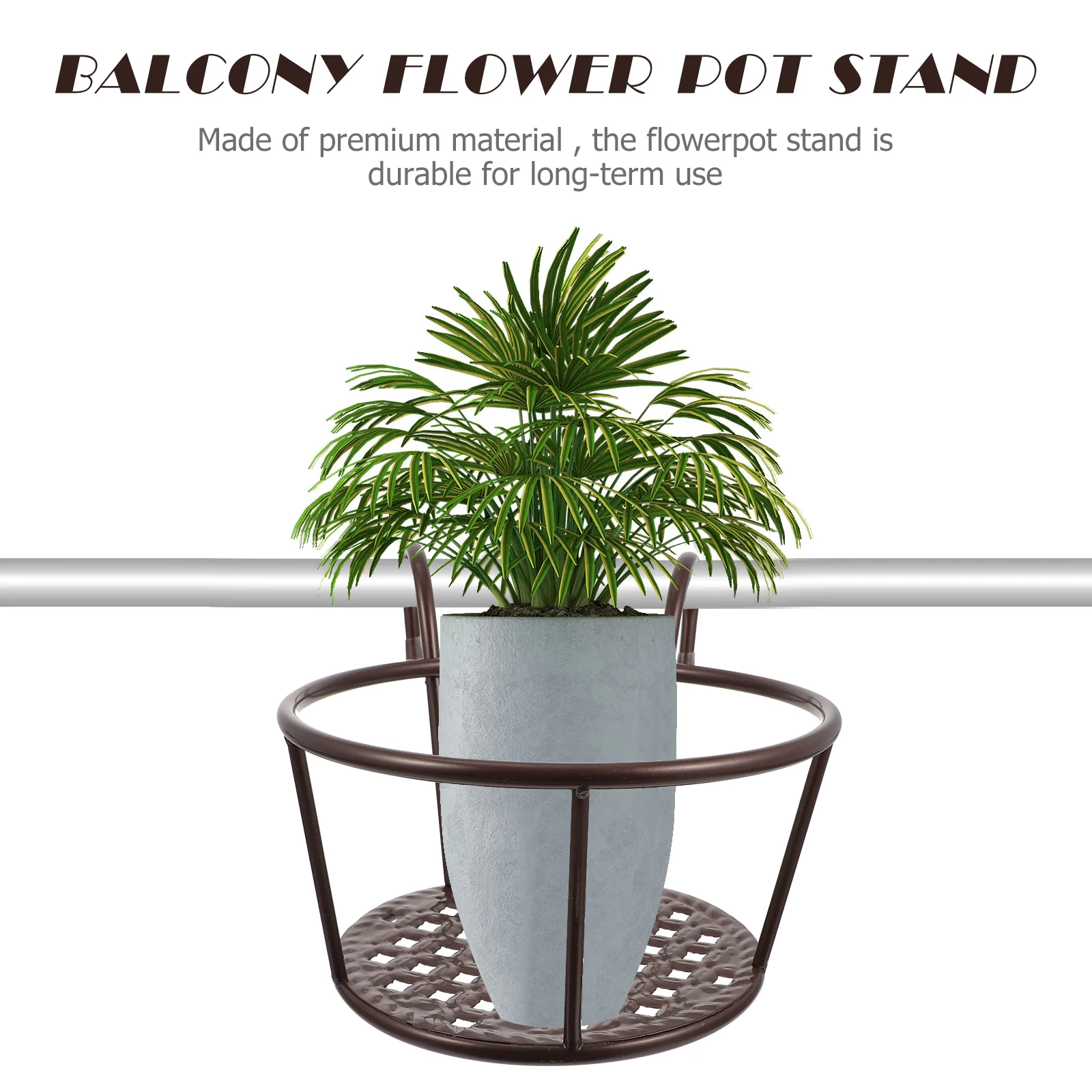 2 Pcs Iron Flower Pot Stand Wa - Bonsai Garden China 评论和价格