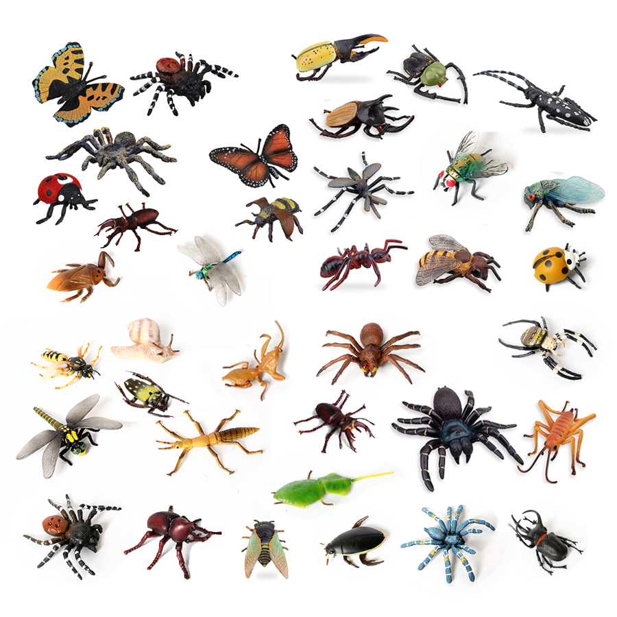 Realistic Plastic Bugs Figurin - Bonsai Garden Ideas 评论和价格