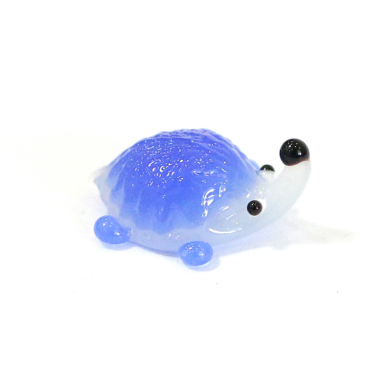 Handmade Mini Glass Hedgehog F - Bonsai Garden Japan 评论和价格