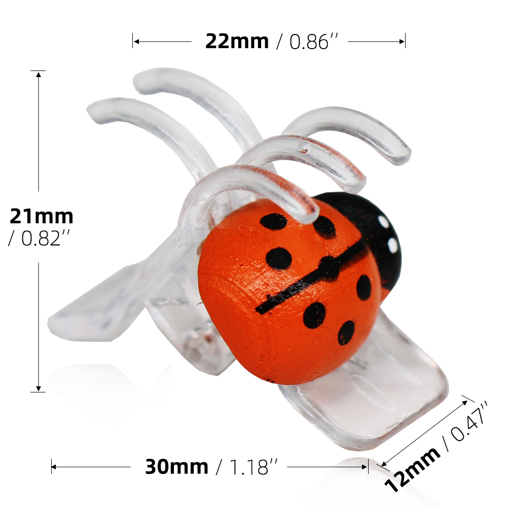 10-800PCS Ladybird Orchid Clip - Bonsai Garden Ideas 评论和价格