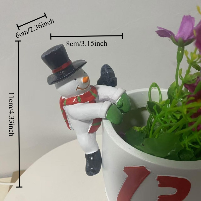 Christmas Santa Snowman Statue - Bonsai Garden Wall 评论和价格