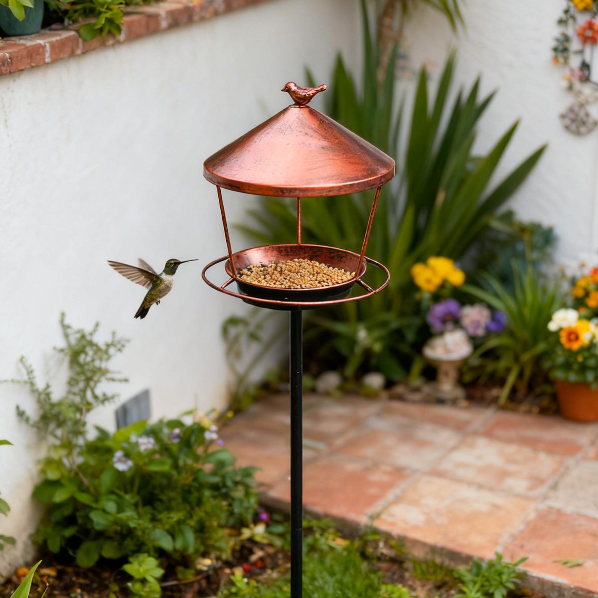 Sturdy Iron Ring Bird Bath for - Bonsai Garden China 评论和价格