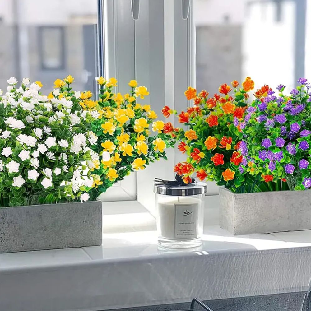 3/6pcs Artificial Plant Flower - Bonsai Garden Ideas 评论和价格