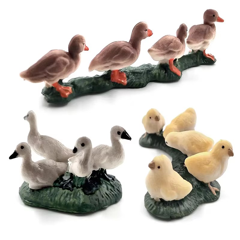 Simulation Chicken Duck Goose  - Bonsai Garden Japan 评论和价格