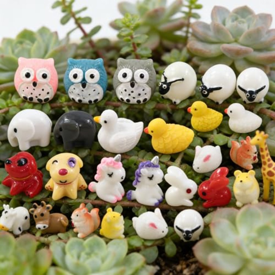 74 Pieces Mini Animals Miniatu - Bonsai Garden Japan 评论和价格