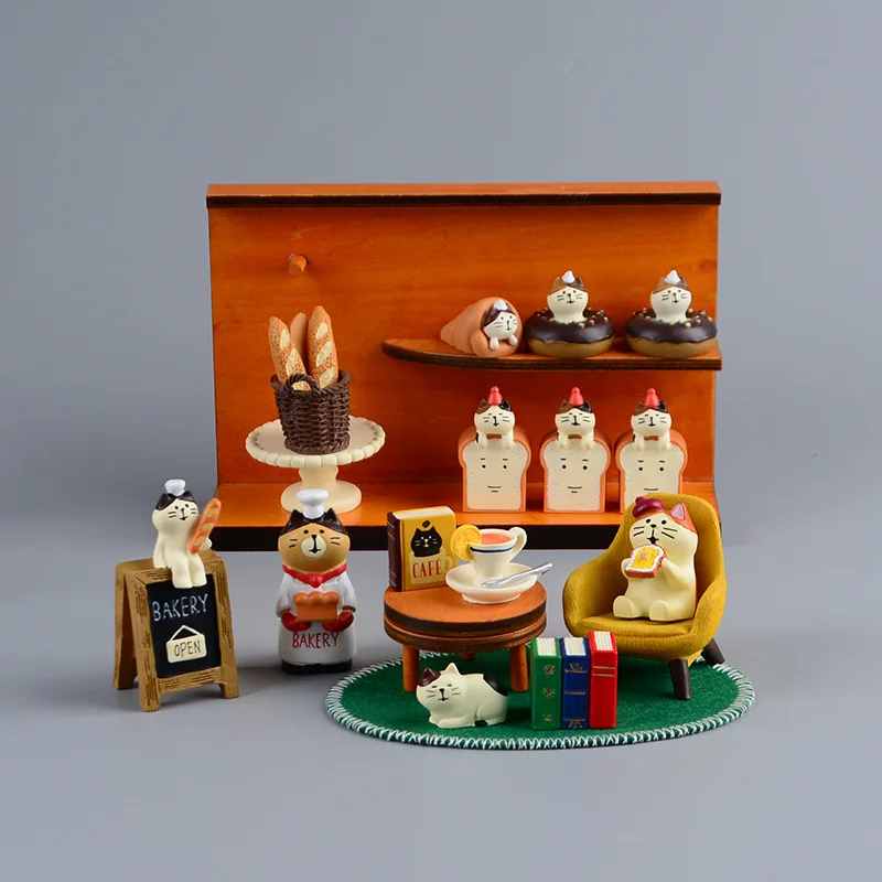 Zakka Style Cartoon Cat Bread  - Bonsai Garden Japan 评论和价格