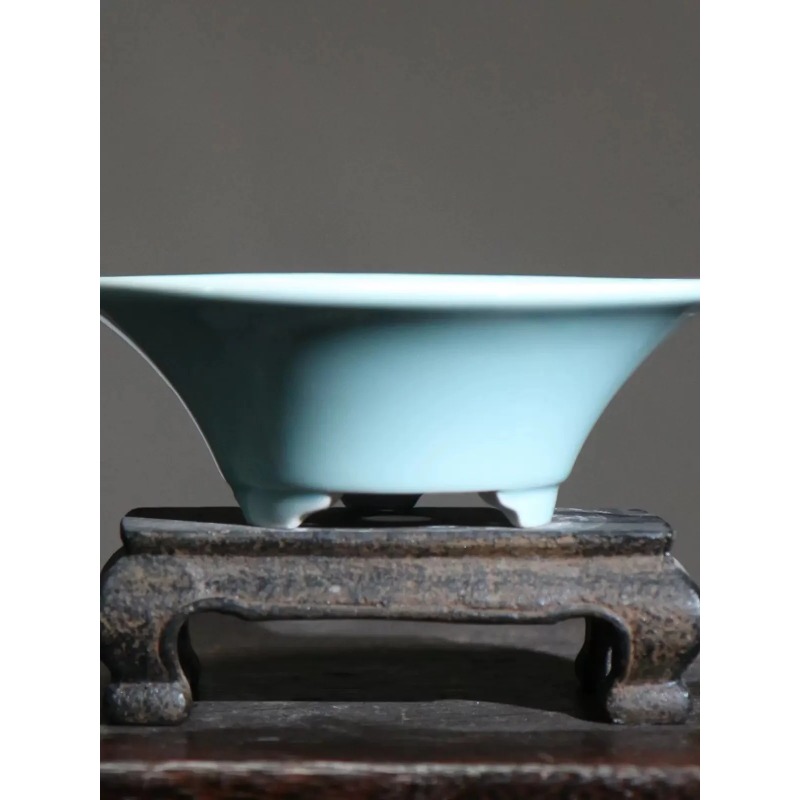Porcelain Colorful Glazed Roun - Bonsai Garden China 评论和价格