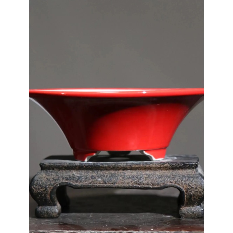 Porcelain Colorful Glazed Roun - Bonsai Garden China 评论和价格