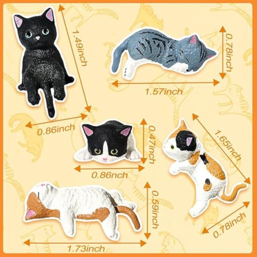 Miniature Cute Cat Figurines,  - Bonsai Garden Japan 评论和价格
