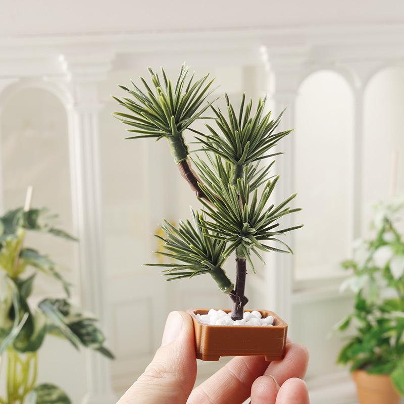 1Pcs 1/12 Dollhouse Simulation - Bonsai Garden Ideas 评论和价格