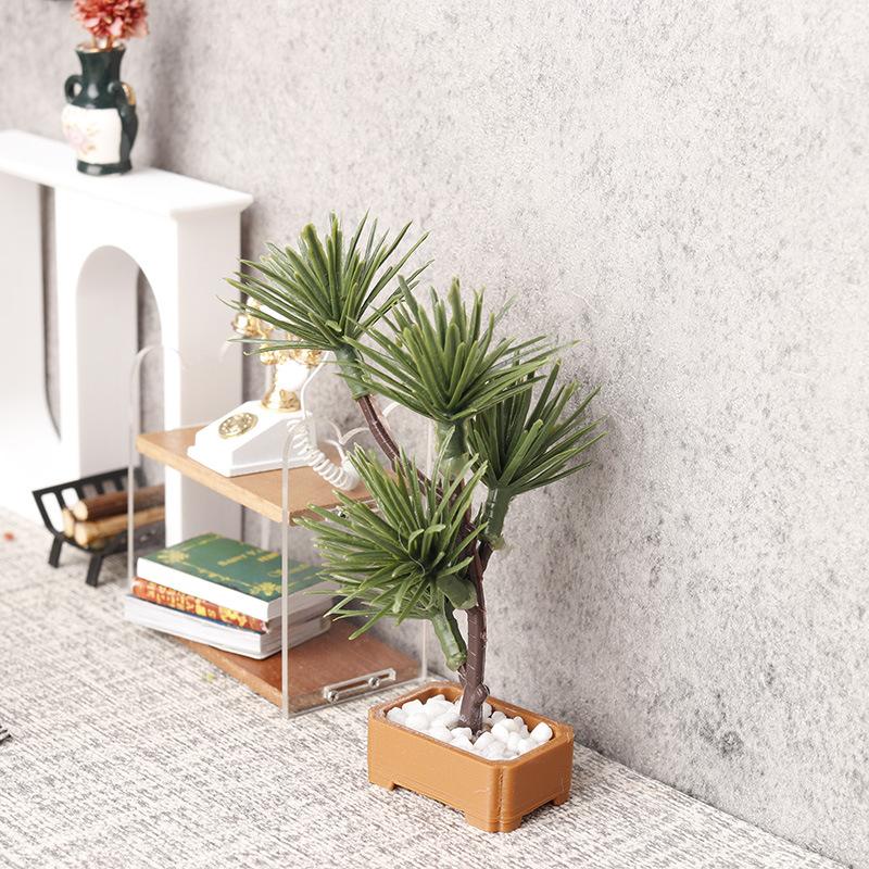 1Pcs 1/12 Dollhouse Simulation - Bonsai Garden Ideas 评论和价格