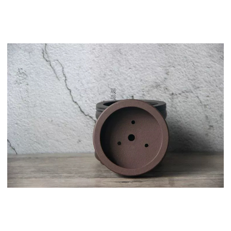 Ceramic Circle Bonsai Pot,Plat - Bonsai Garden China 评论和价格
