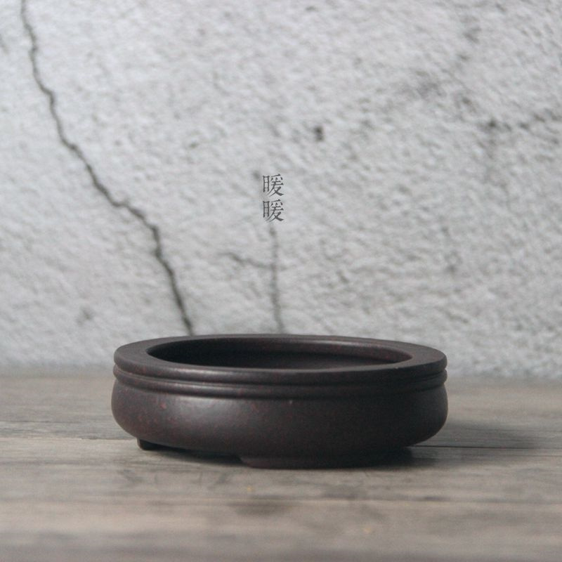 Ceramic Circle Bonsai Pot,Plat - Bonsai Garden China 评论和价格