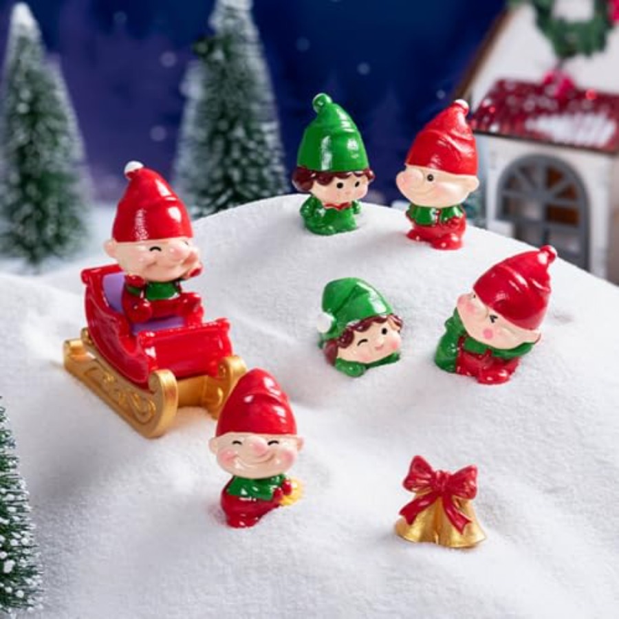 Christmas Miniature Figurines  - Bonsai Garden Japan 评论和价格