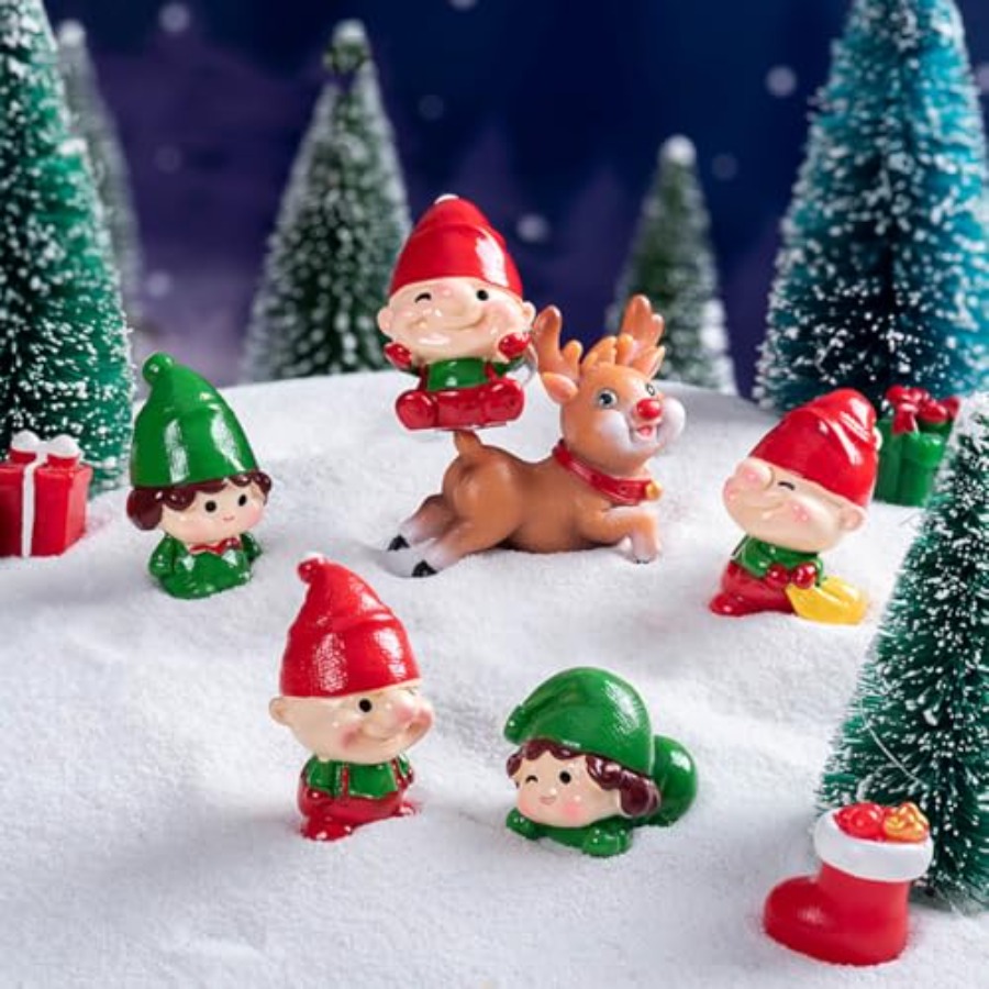 Christmas Miniature Figurines  - Bonsai Garden Japan 评论和价格