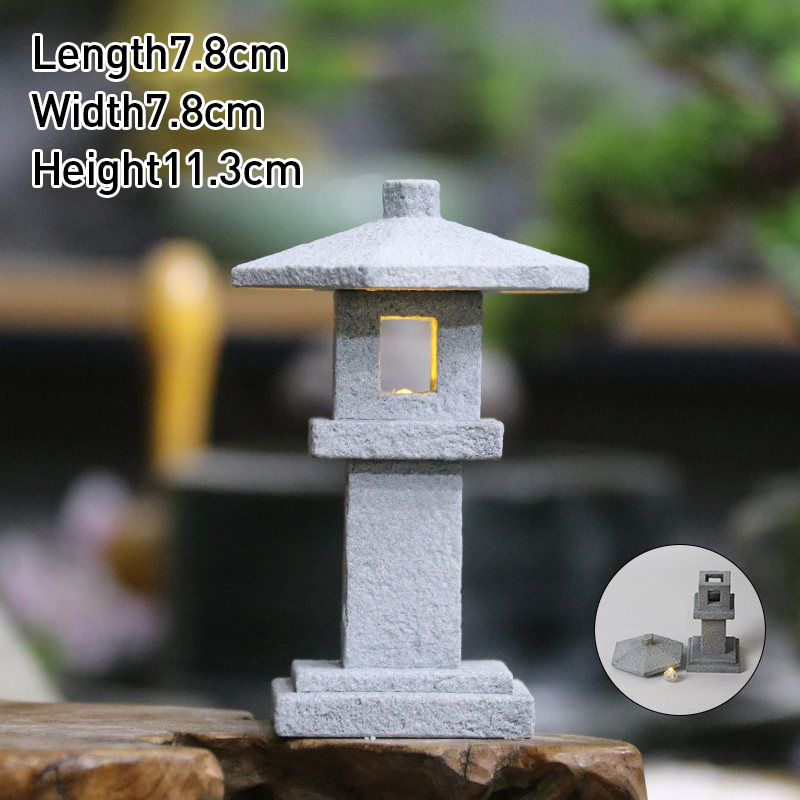 Vintage Zen Miniature Sand Sto - Bonsai Garden Japan 评论和价格