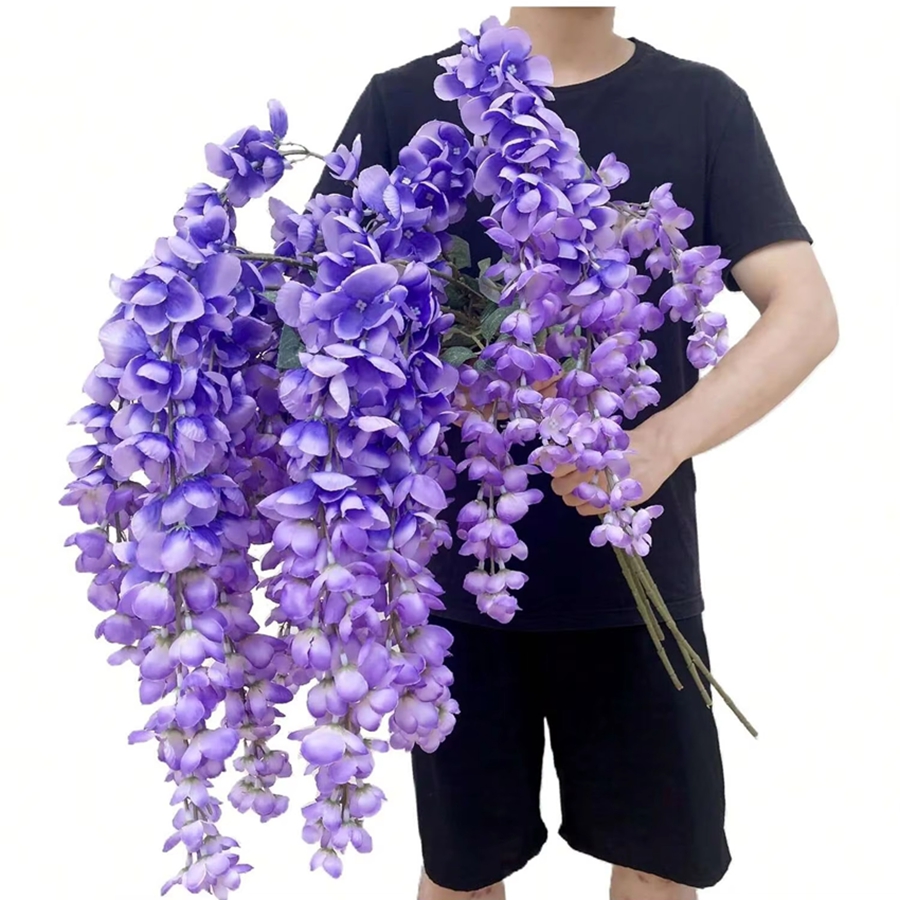 Artificial Flower Rattan Home  - Bonsai Garden Wall 评论和价格