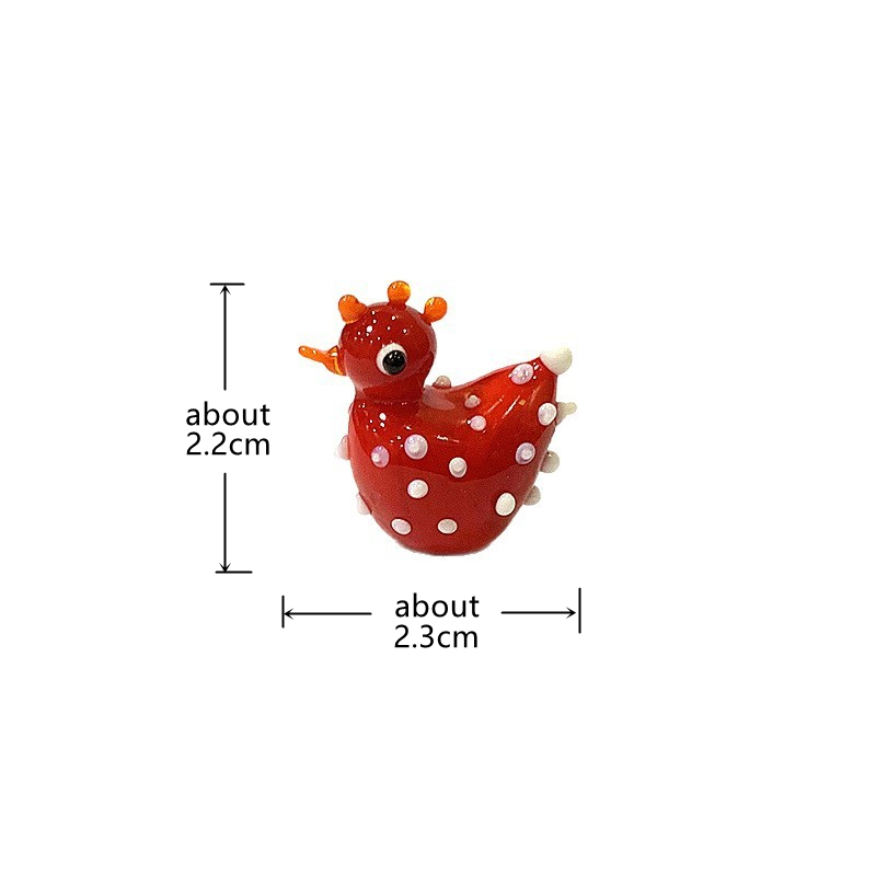 2PCS Handmade Cute Glass Chick - Bonsai Garden Japan 评论和价格