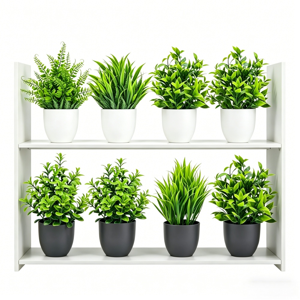 4pcs/set Mini Artificial Plant - Bonsai Garden Ideas 评论和价格