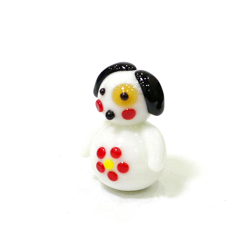Cute Handmade Mini Glass Dog F - Bonsai Garden Japan 评论和价格