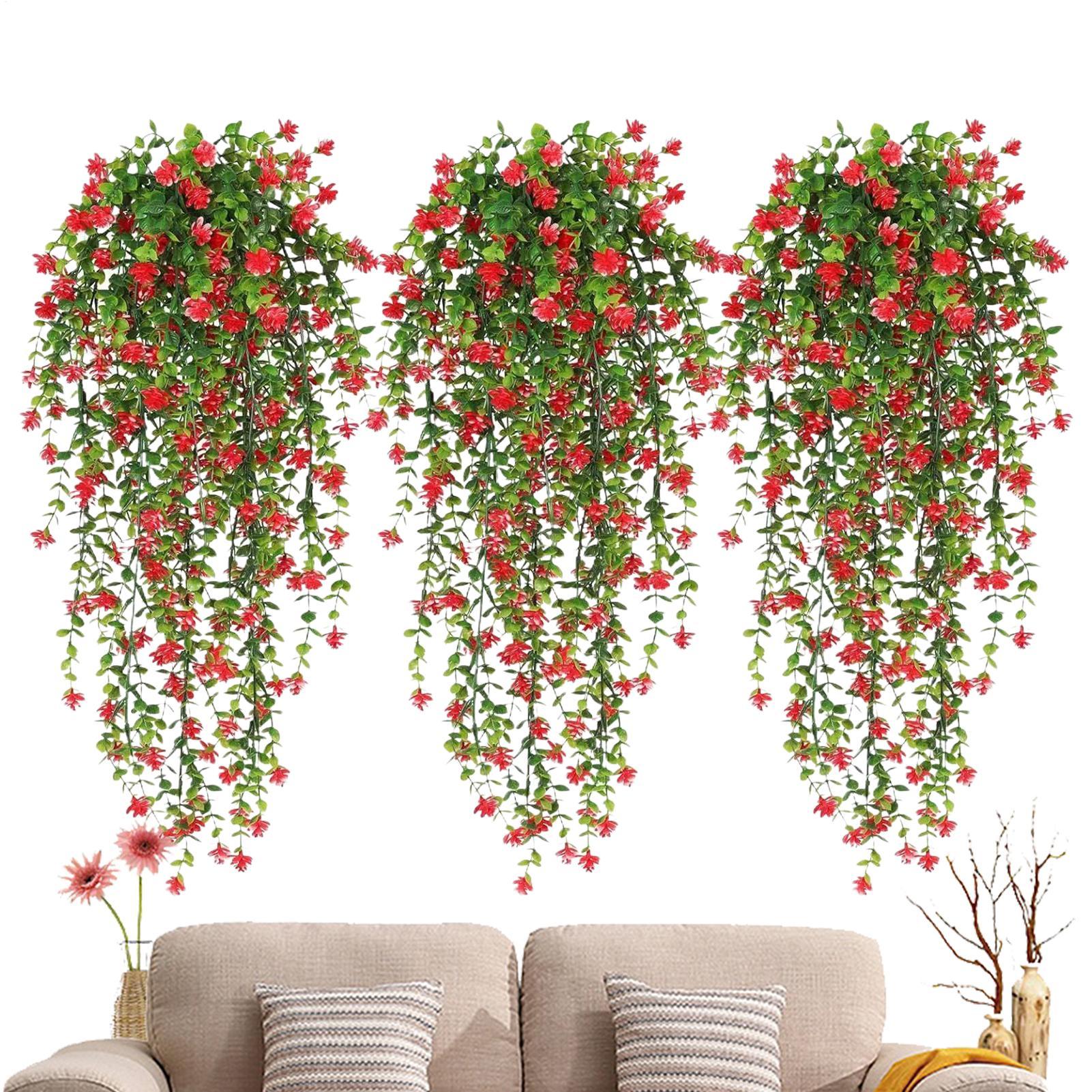 Simulated Flowers Ivy Vines Wa - Bonsai Garden Wall 评论和价格
