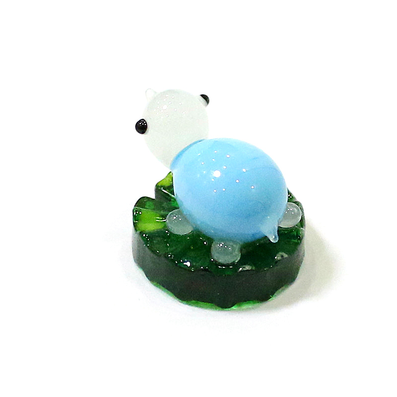 2pcs Colorful Mini Turtle Stat - Bonsai Garden Japan 评论和价格