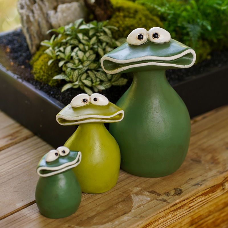 Cartoon Big Mouth Frog Garden  - Bonsai Garden China 评论和价格
