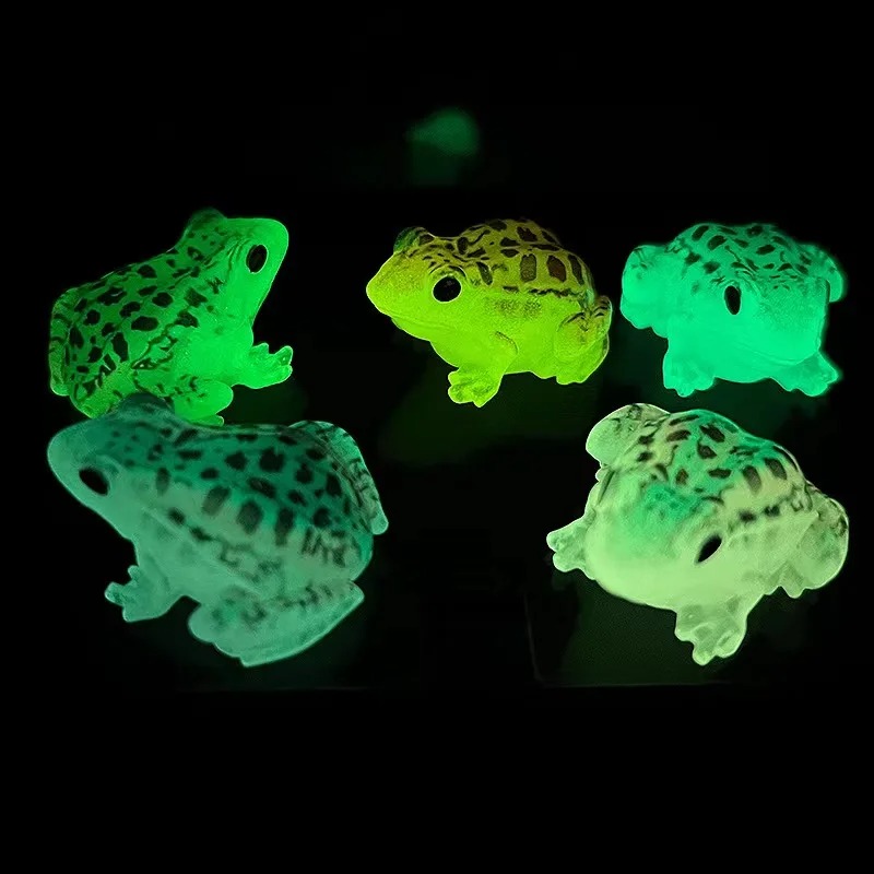 Lovely Tiny Orange Green Frogs - Bonsai Garden China 评论和价格