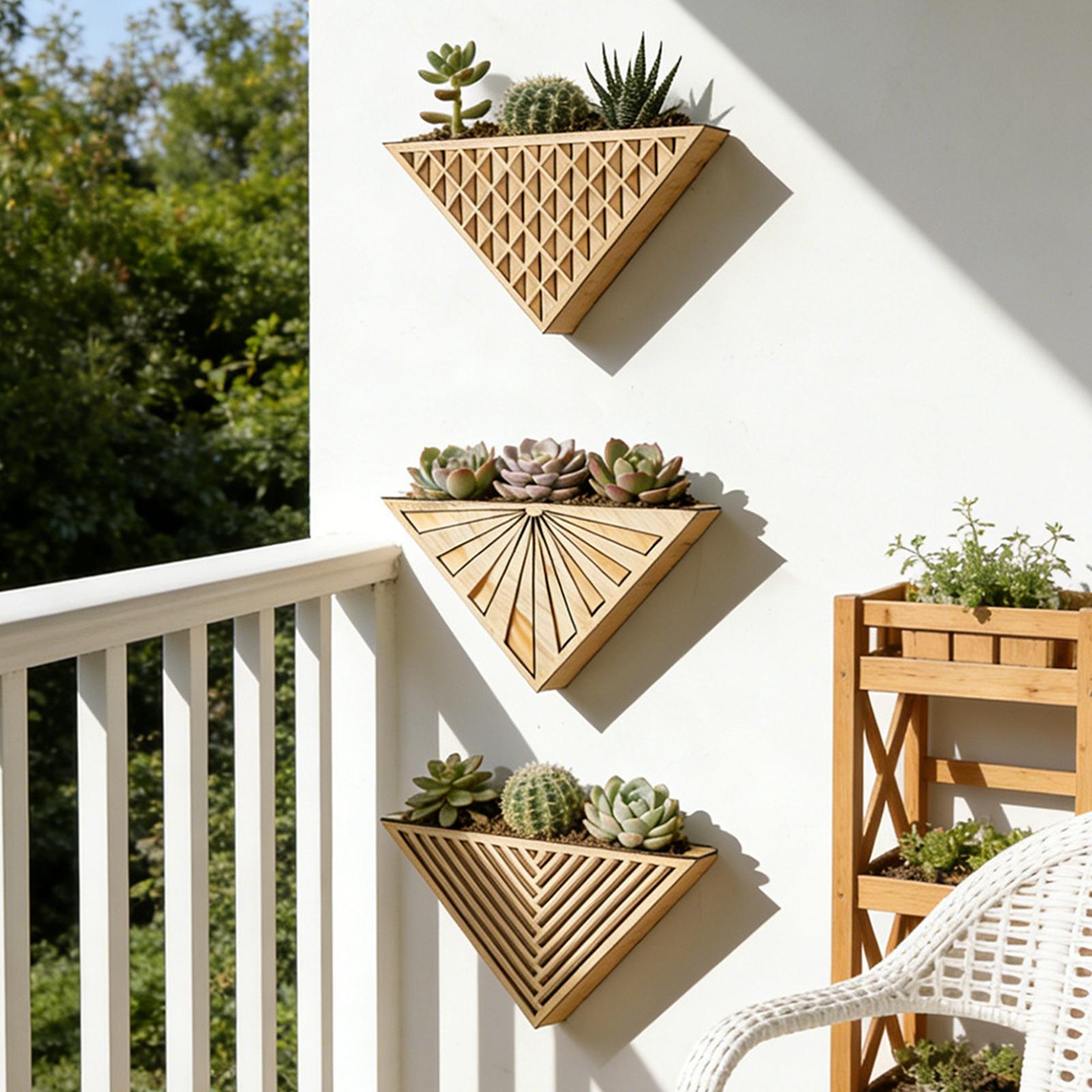 Flower Pot Wall Mounted Orname - Bonsai Garden Wall 评论和价格
