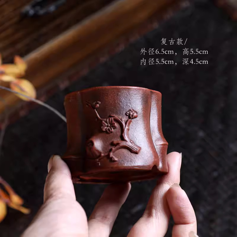 Purple Sand Bonsai Pot,Carved  - Bonsai Garden China 评论和价格