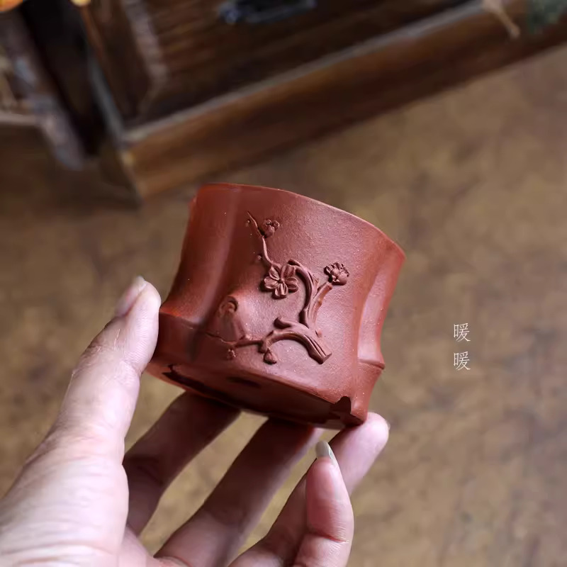Purple Sand Bonsai Pot,Carved  - Bonsai Garden China 评论和价格