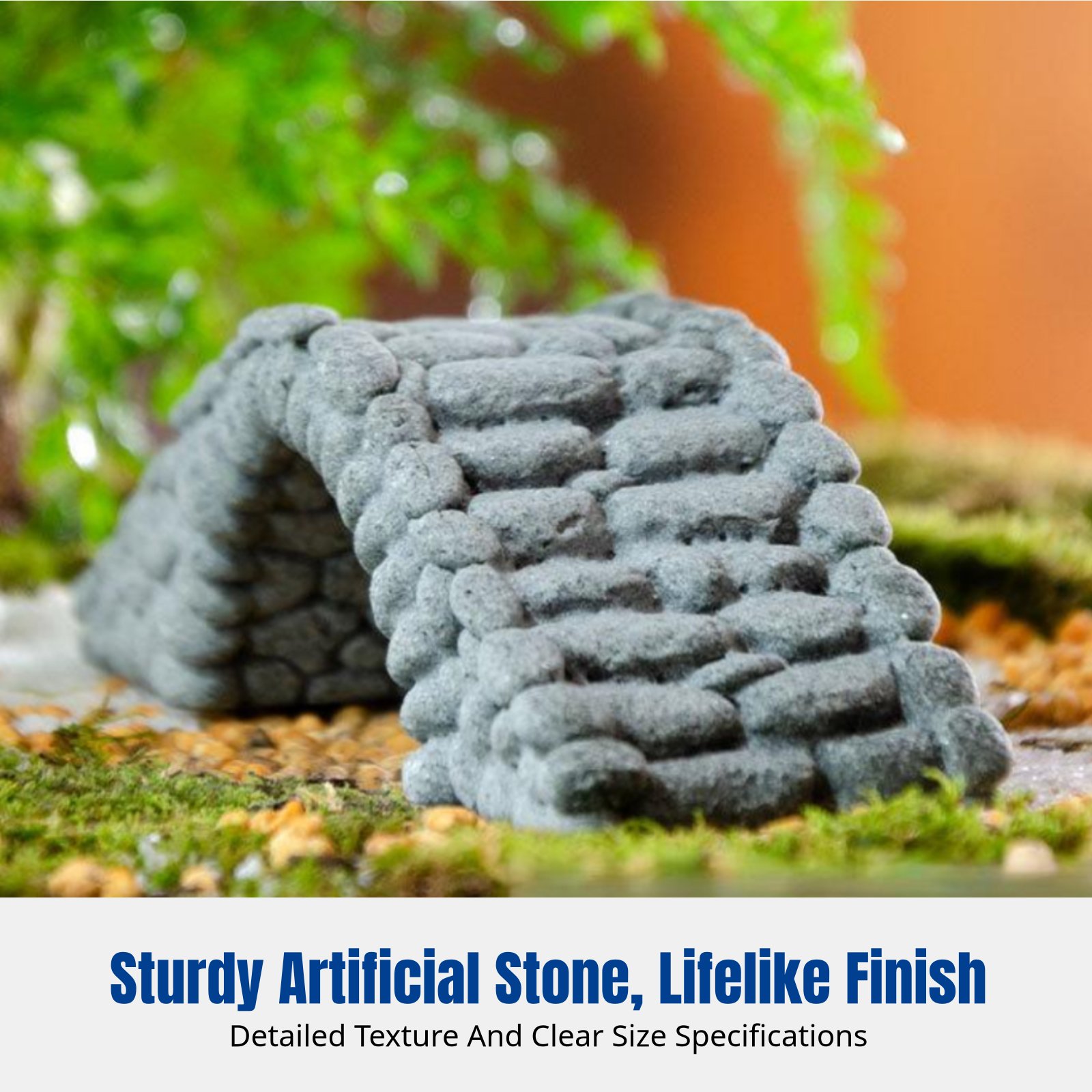 Resin Stone Bridge Mini Landsc - Bonsai Garden China 评论和价格