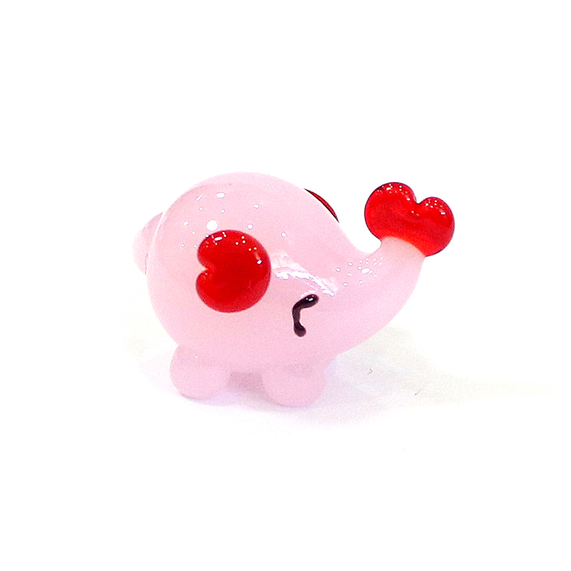 Cute Mini Glass Elephant Figur - Bonsai Garden Japan 评论和价格